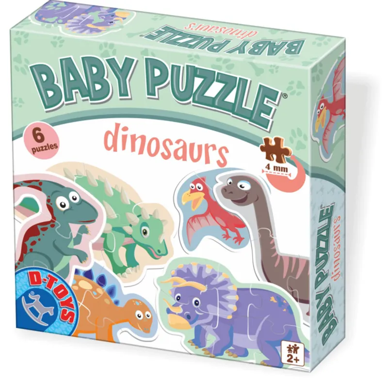 6 Puzzles - Baby Puzzle - Dino