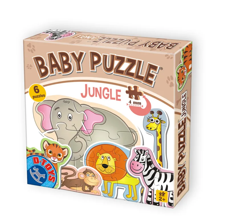 6 Puzzles - Baby Puzzle - Jungle