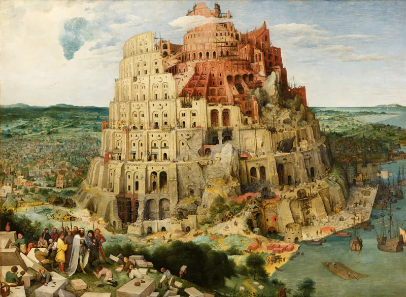 Brueghel Pieter : La Tour de Babel, 1563