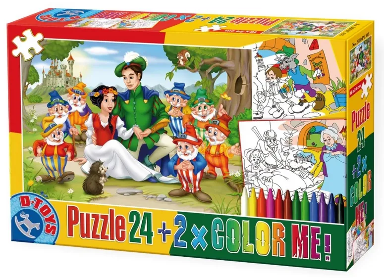 Color Me : Blanche Neige + 2 dessins à colorier