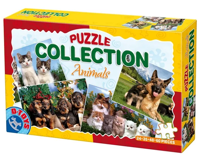 4 Puzzles animaux