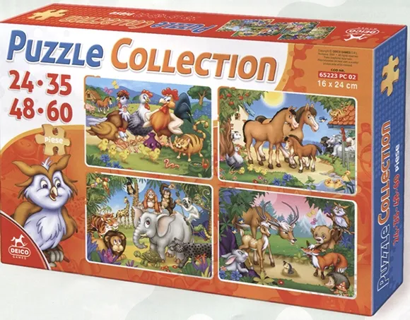 4 Puzzles - Animaux