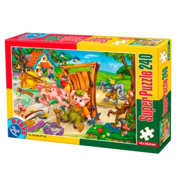 Pièces XXL : Les 3 petits cochons