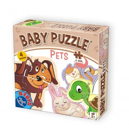 4 Puzzles - Bébés Animaux