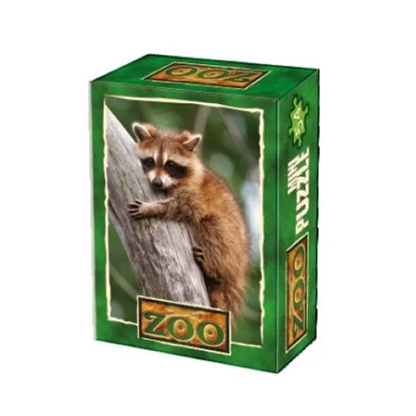 Mini Puzzle - Raton laveur