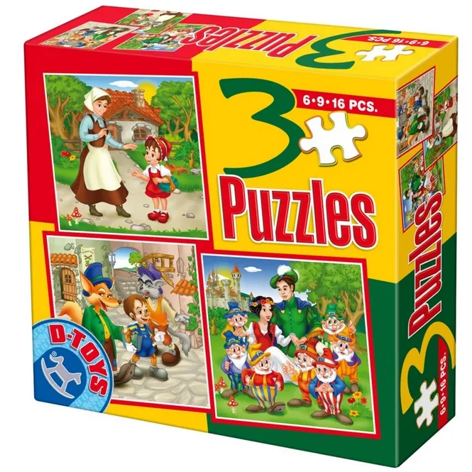 Contes et Légendes : Pinocchio, Blanche Neige et les sept Nains, Le Petit Chaperon Rouge