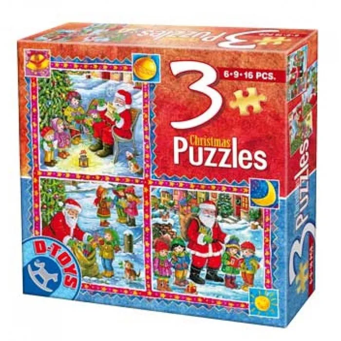 Contes de Noël : 3 Puzzles de Noël