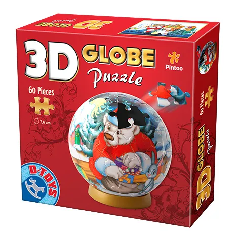 Puzzle Globe - L'Ours de Noël