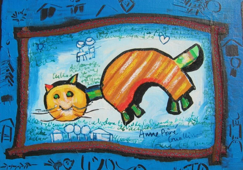 Anne Poiré & Patrick Guallino : Chat Câlin