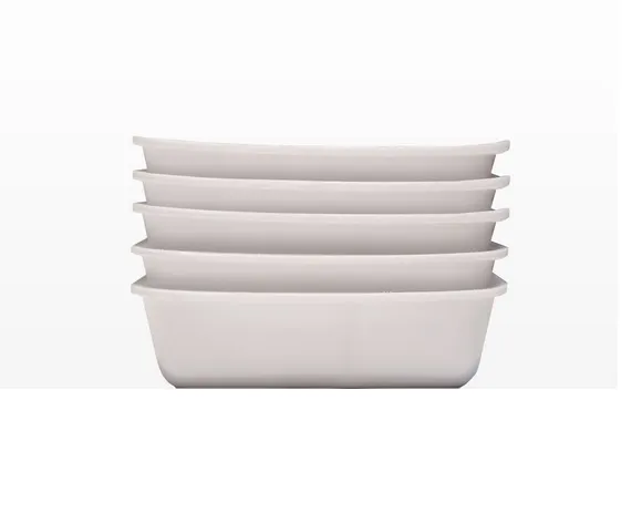 5 Boîtes de Tri Blanches - 17.8 cm x 13.3 cm