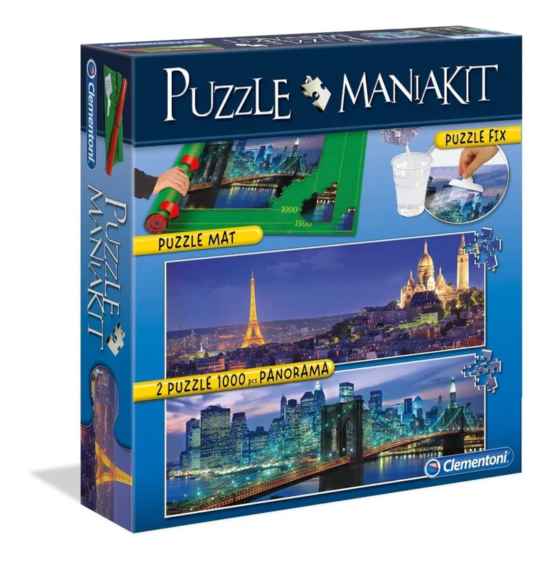 Mania Kit : 2 Puzzles + 1 Tapis de Puzzle 1500 Pièces