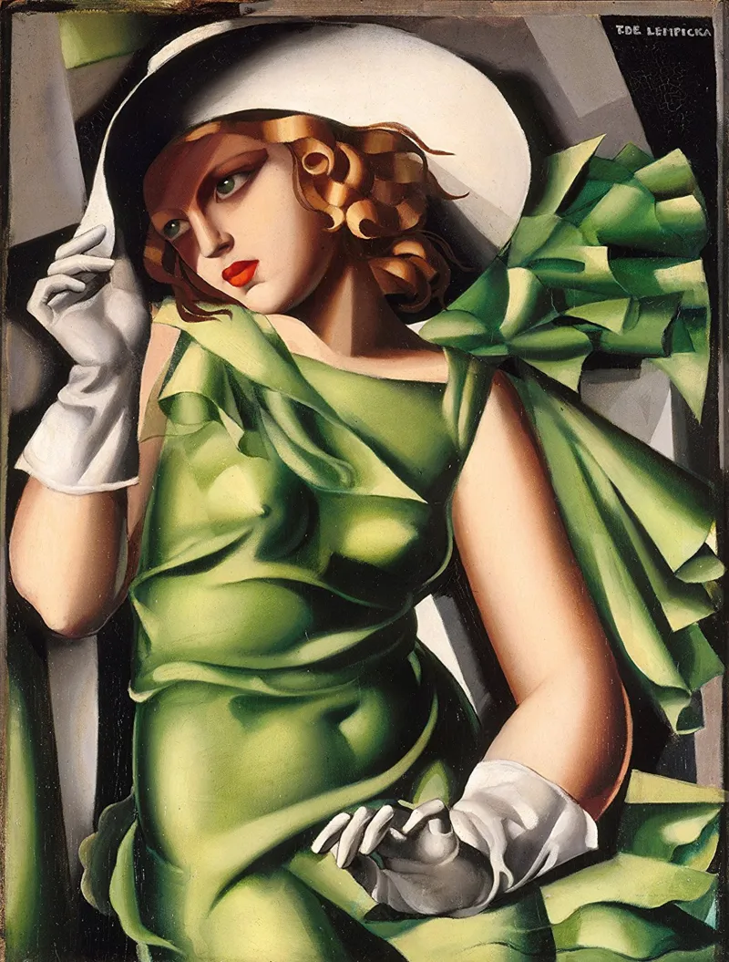 Tamara de Lempicka :  Jeune Fille en Vert