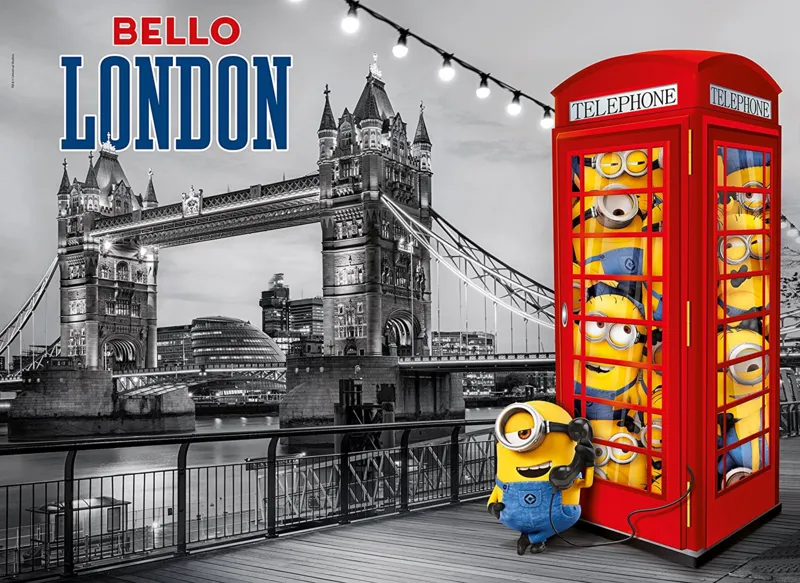 Puzzle Métallisé - Minions à Londres