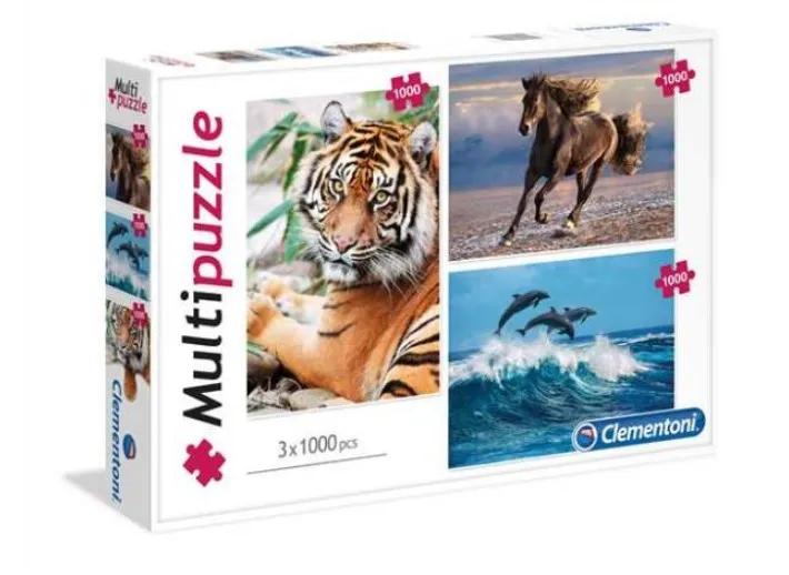 3 Puzzles - Animaux