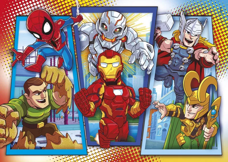 Marvel Superhero - 2x20 + 2x60 Pièces