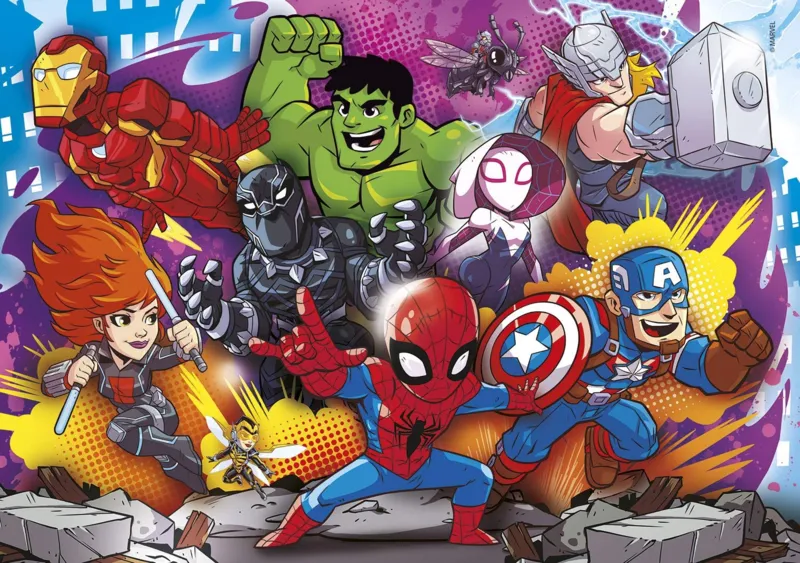 Marvel Superhero - 2x20 + 2x60 Pièces