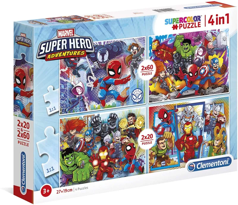 Marvel Superhero - 2x20 + 2x60 Pièces