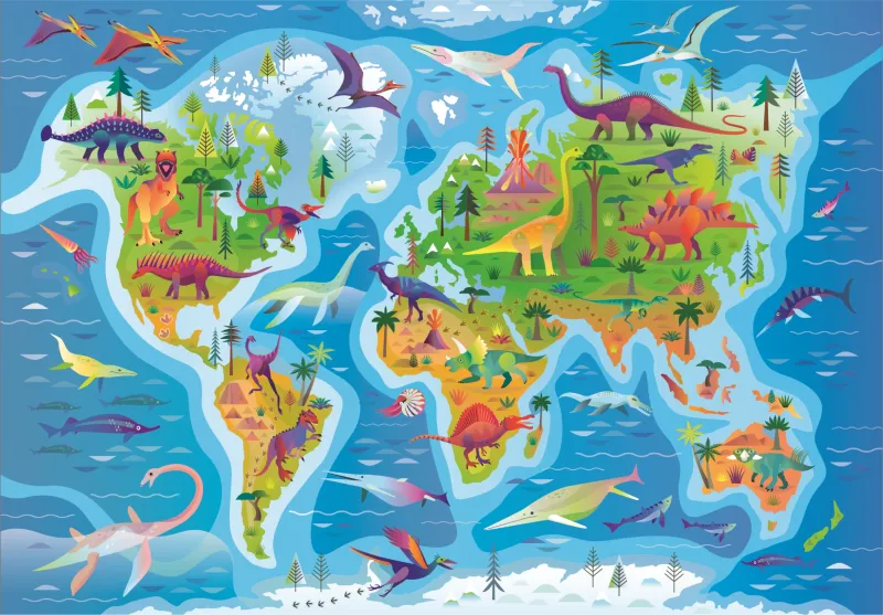 La Carte des Dinosaures