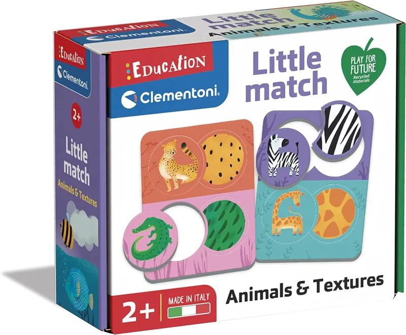 12 Mini Puzzles - Animaux et Textures