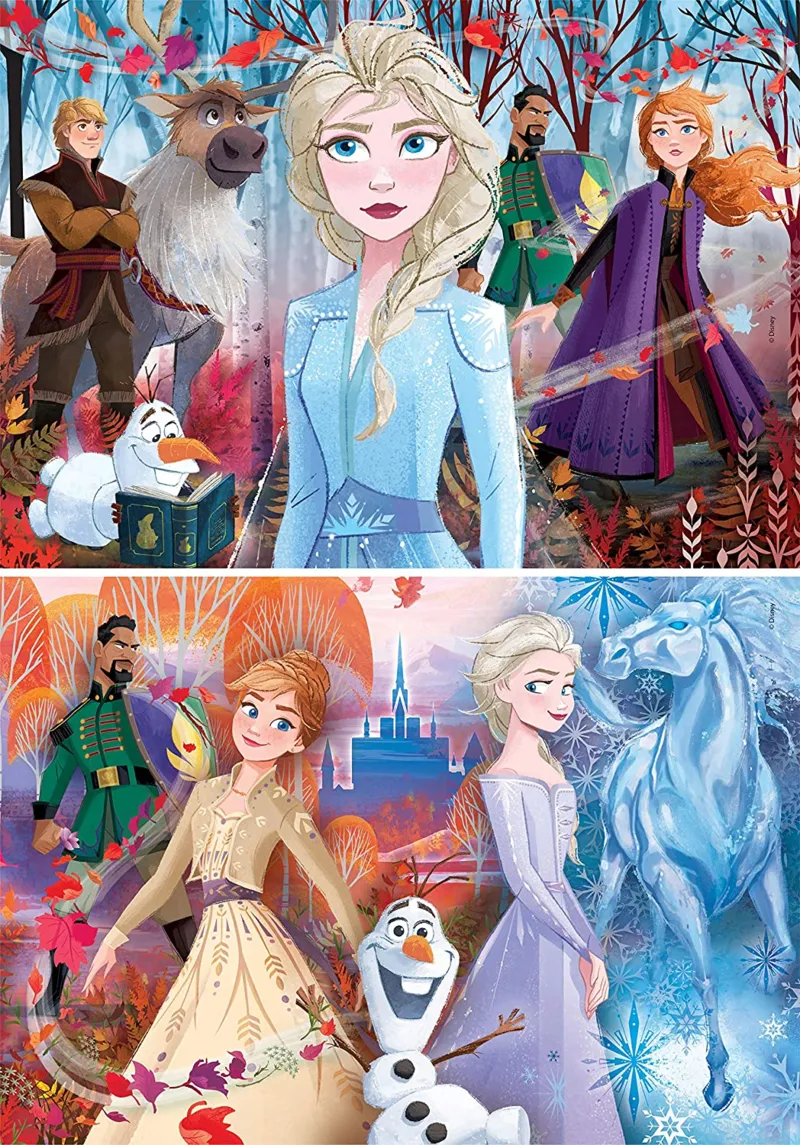 2 Puzzles - La Reine des Neiges 2