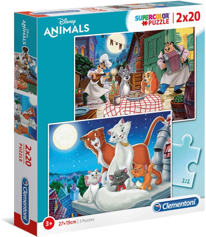 2 Puzzles - Disney Animals