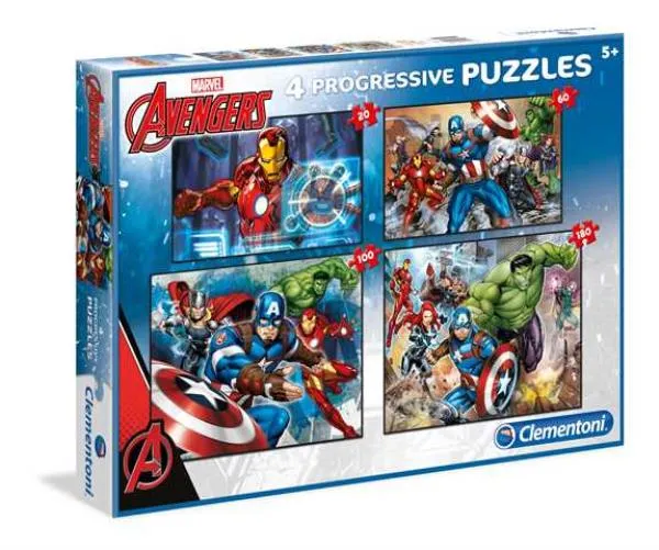 4 Puzzles - Marvel Avengers