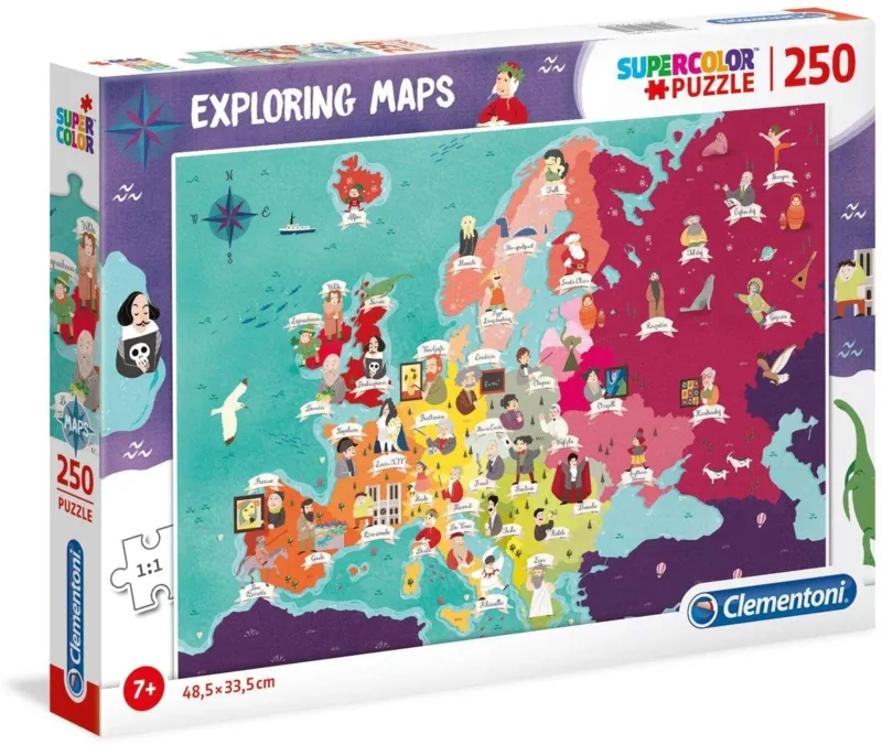 Exploring Maps : Europe - Monuments + Personnes
