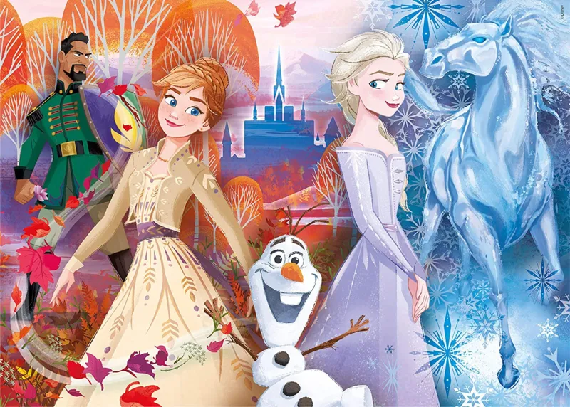 Superkit 4 en 1 - Frozen 2 (2 Puzzles + Memory + Domino)