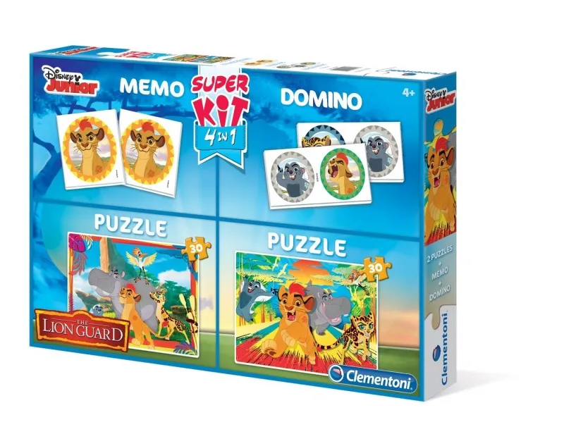2 Puzzles Lion Guard + Memo + Domino