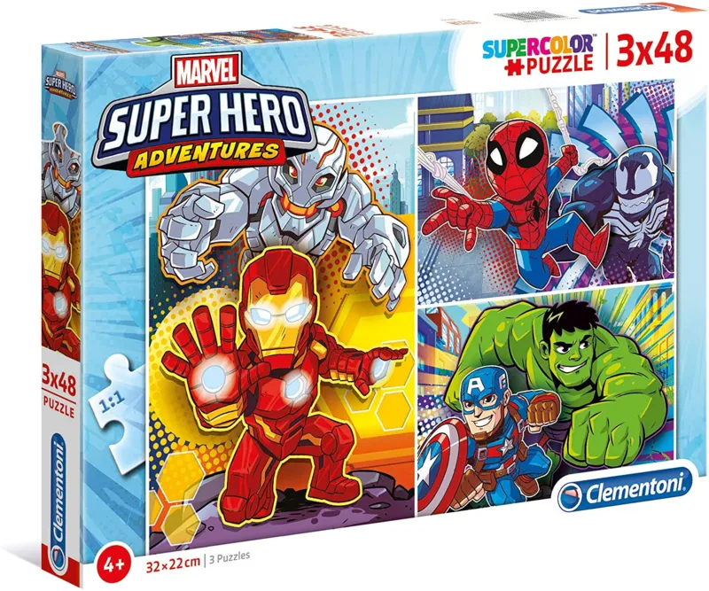 3 Puzzles - Marvel Super Heroes (3x48)