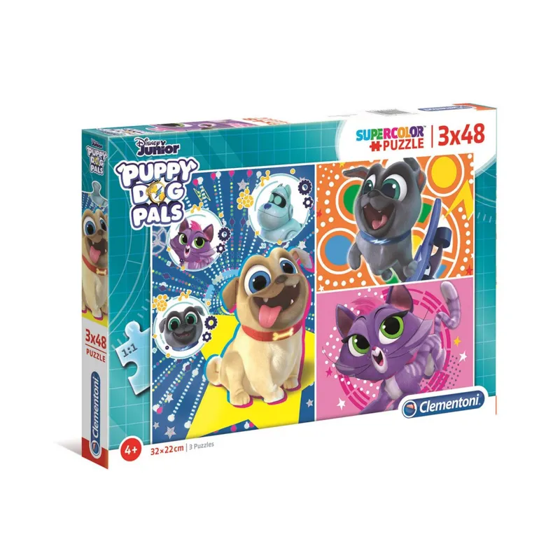 3 Puzzles - Puppy Dog Pals