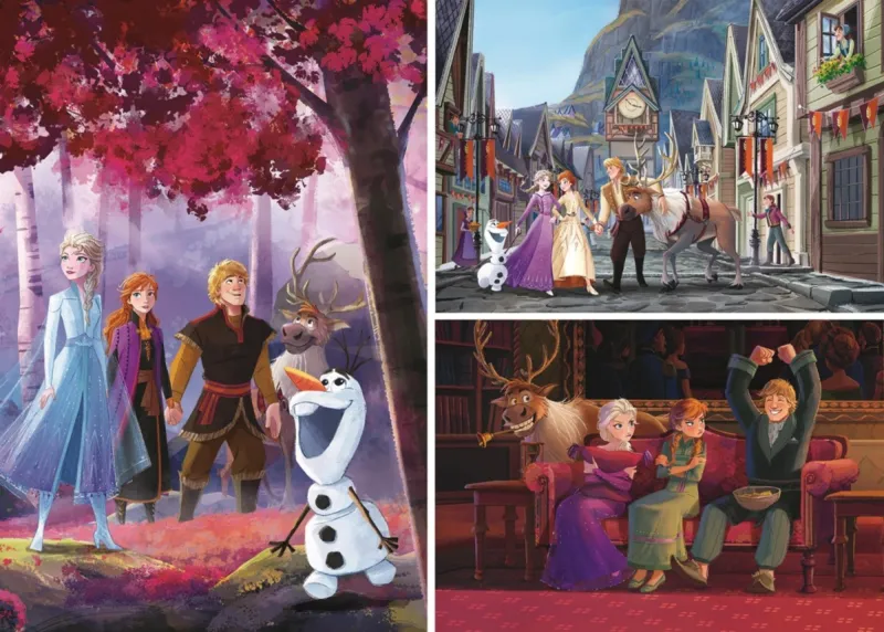 3 Puzzles - La Reine des Neiges 2