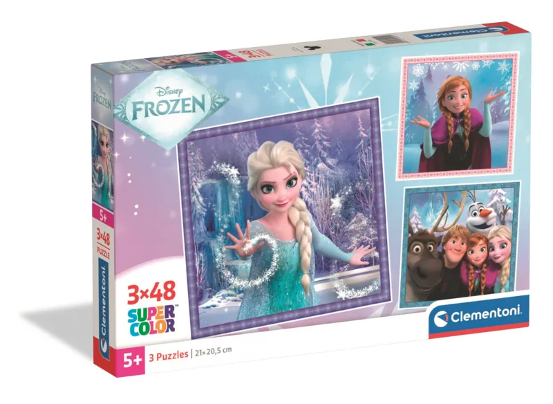 3 Puzzles - La Reine Des Neiges