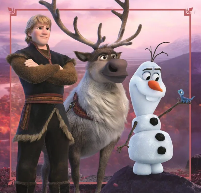 3 Puzzles - La Reine Des Neiges