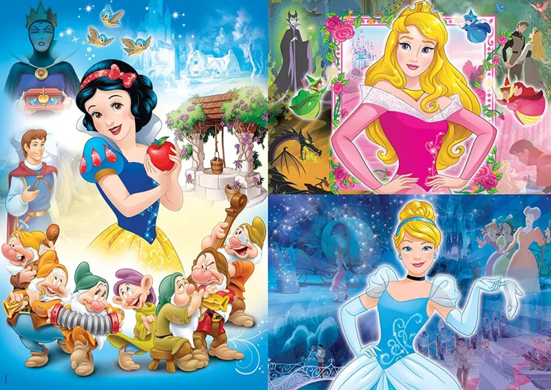 3 Puzzles - Disney Princess