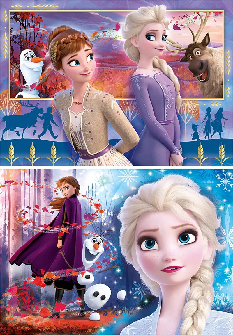 2 Puzzles - La Reine des Neiges 2