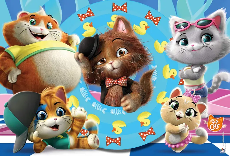 Puzzle XXL - 44 Cats