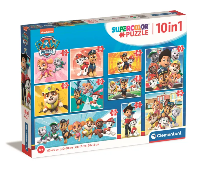 Puzzle 10 En 1 - Pat' Patrouille