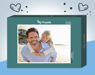 Offrez un puzzle personnalisé pour la fête des pères