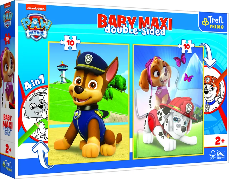 2 Puzzles - Baby Maxi Puzzle - Pat Patrouille