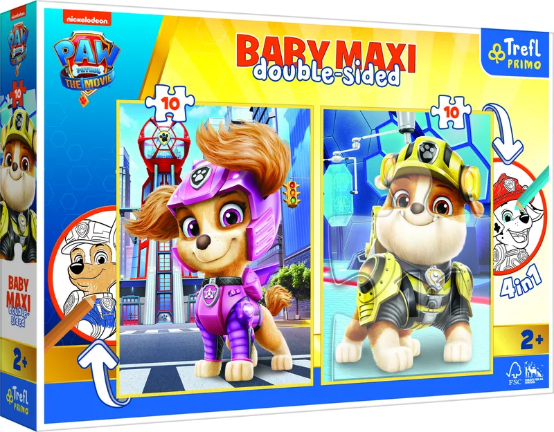 2 Puzzles - Baby Maxi Puzzle - Pat Patrouille