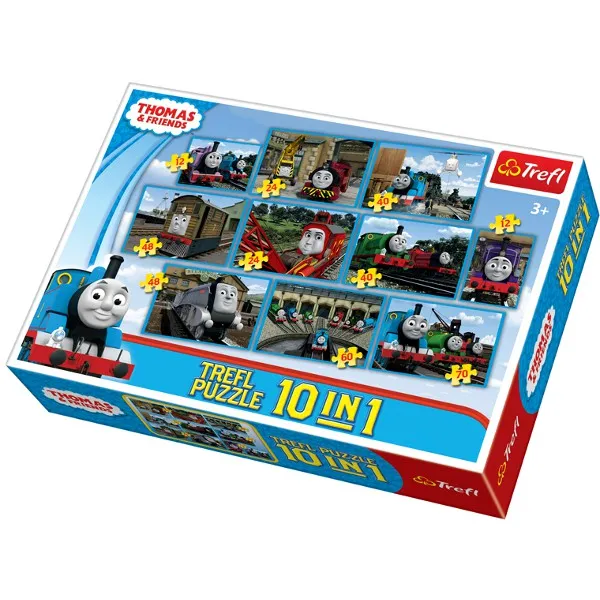 10 Puzzles en un : Thomas et ses amis