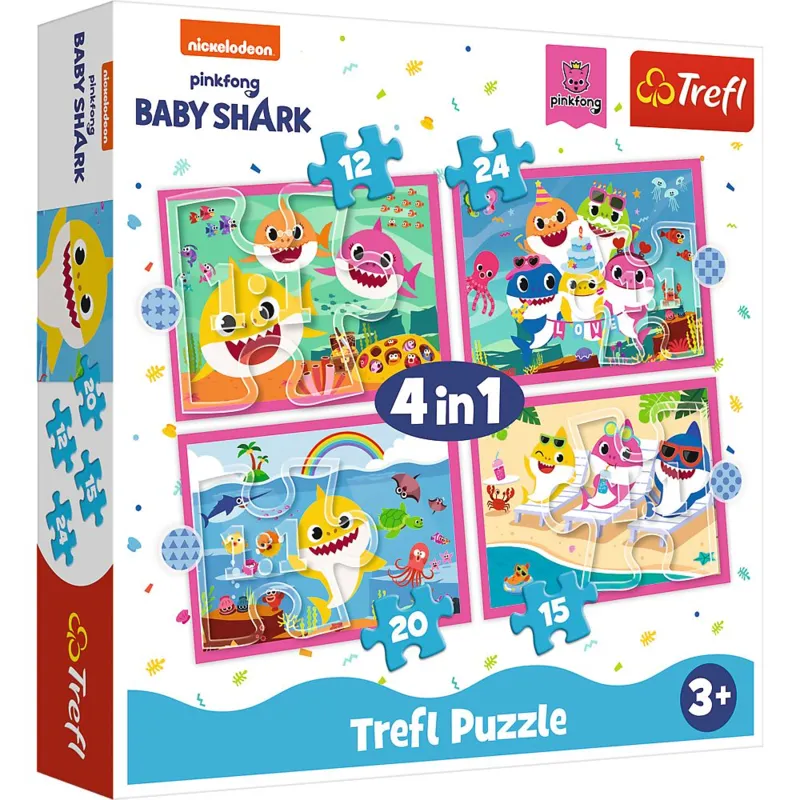 4 Puzzles - Baby Shark