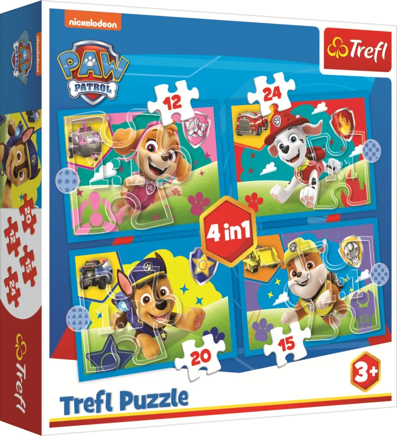4 Puzzles - Pat'Patrouille qui Courtent