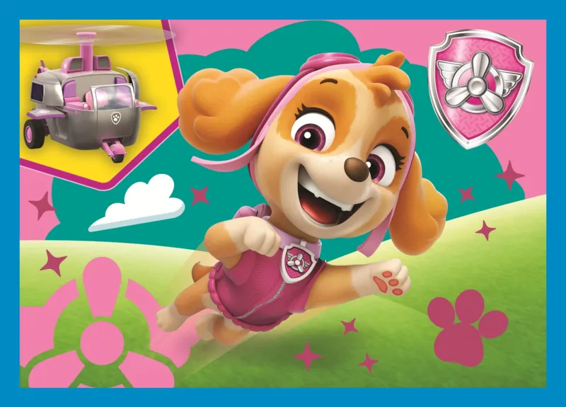 4 Puzzles - Pat'Patrouille qui Courtent