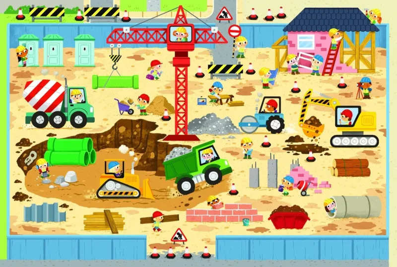 Puzzle Géant de Sol - Chantier