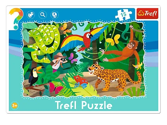 Puzzle Cadre - Forêt Tropicale