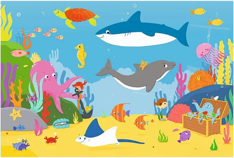 Pièces XXL - Monde Sous-Marin