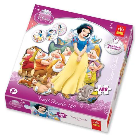 Puzzle Forme : Blanche Neige et les 7 nains