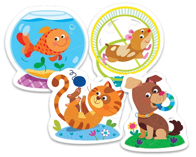 Puzzle Baby Classic : Animaux Domestiques